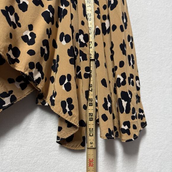 Thakoon Collective Women Brown Animal Print Slip Dress 4 - Picture 6 of 7